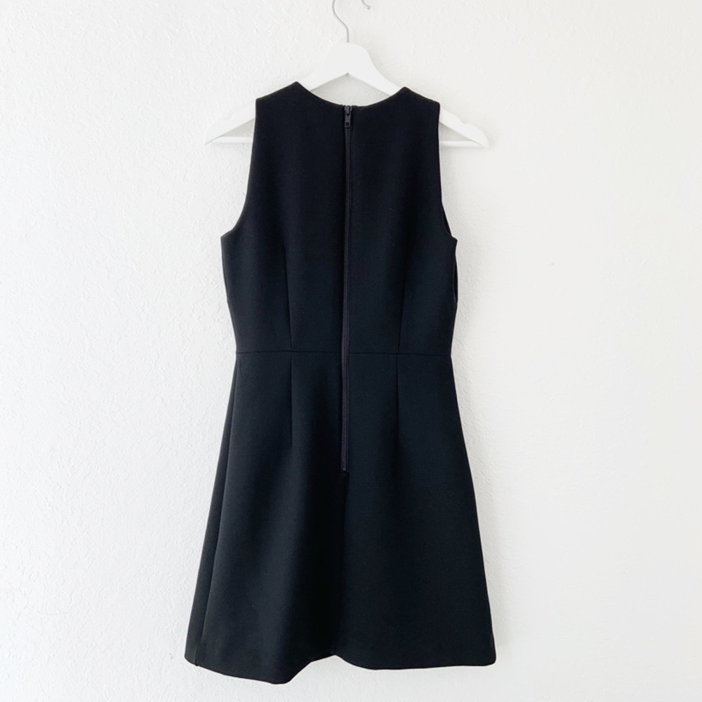 Milly A-Line Peekaboo Black Mini Sheath Dress - Picture 4 of 5